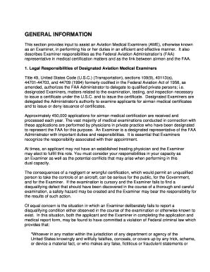 Fillable Online faa Guide for aviation medical examiners - Federal ...