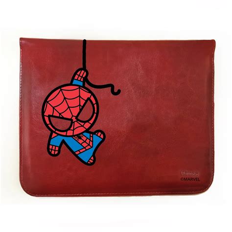 Hamee Marvel Avengers Official Tan Brown Leather Tablet Case / Sleeve ...