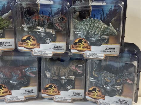 Buy NEW* Jurassic World Zoom Riders Pull Back Power Complete Set Of 7 ...