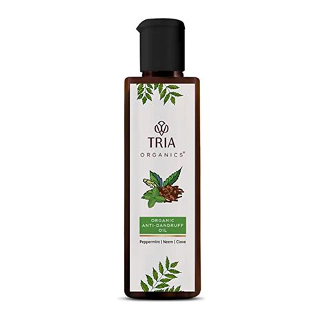 Buy Organic Anti Dandruff Oil with Peppermint, Neem & Clove 200ml ...