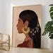 Buy Desi Art, Indian Woman Wall Art, South Asian Print, Brown Girl ...
