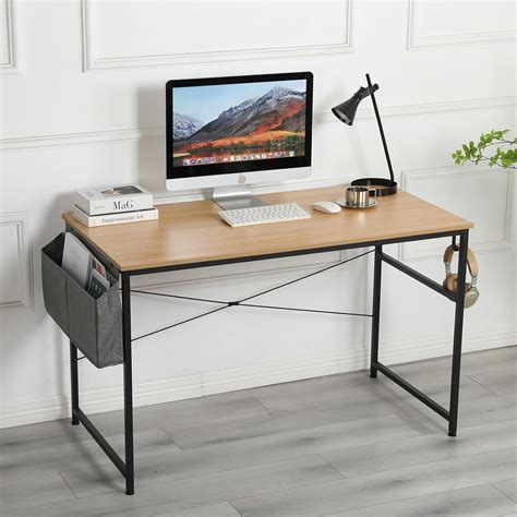 Amazon Brand - Umi Engineered Wood Desk Table for Office Work Study ...