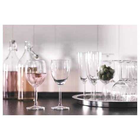 SVALKA champagne glass, clear glass, 21 cl (7 oz) - IKEA