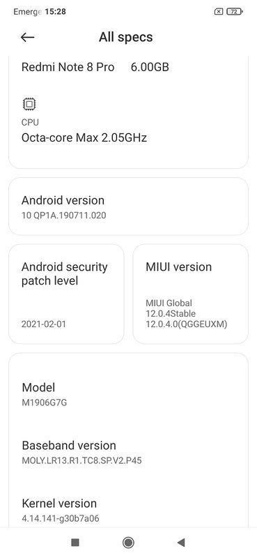 Redmi Note 8 Pro Con Imei 的图像结果