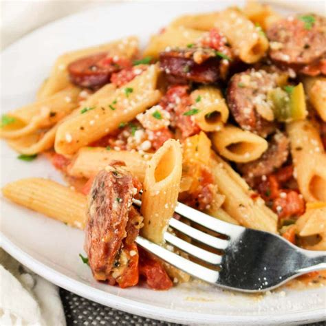 Smoked Sausage And Pasta