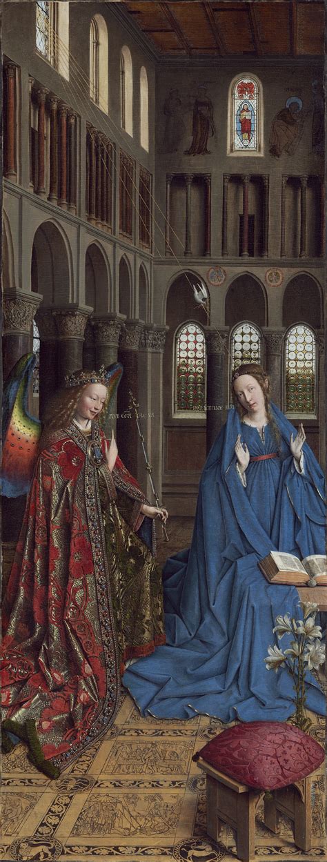 Jan van Eyck, The Annunciation (c. 1434-1436). National Gallery of Art ...