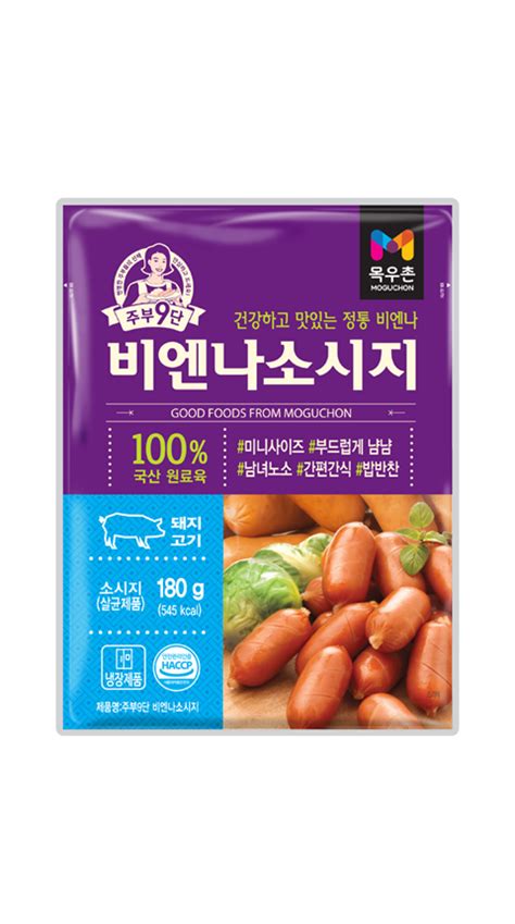 9806 Moguchon Vienna Sausage 목우촌 주부9단 비엔나 소시지 180g – Koreanfood.in