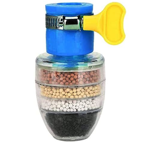 ZURU BUNCH® 6 Layer Water Filter Faucet Carbon Water Filters Universal ...