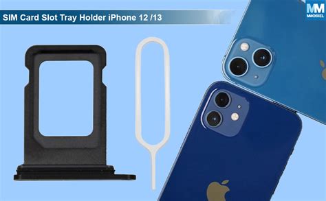 MMOBIEL SIM Card Slot Tray Holder Replacement Compatible with iPhone 13 ...