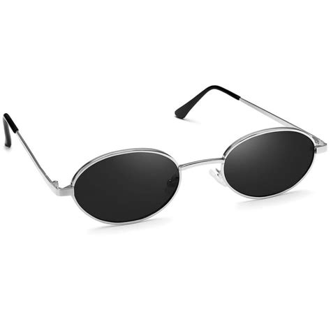 Buy FUNGLASSES Fashionable Retro Oval Sunglasses for Women & Men ...
