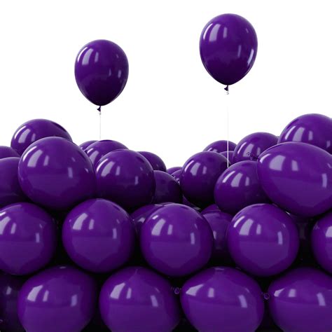 Buy PartyWoo Purple Balloons, 50 pcs 5 Inch Royal Purple Balloons ...