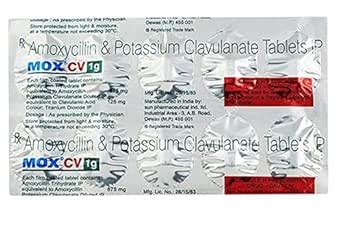 Mox Cv 1gm Tablet 10's : Amazon.in: Health & Personal Care