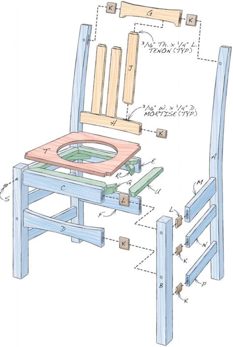 Image result for Chair Exploded-View