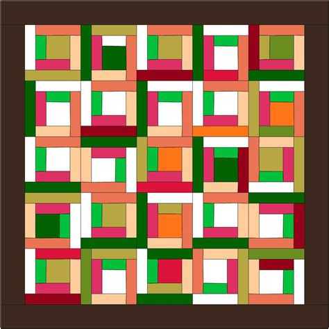 AccuQuilt Log Cabin Tutorial 的图像结果