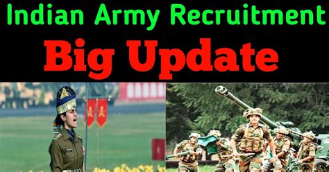 Indian Army Recruitment Big Update