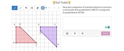 Describe a sequence of transformations to convince a classmate that ...