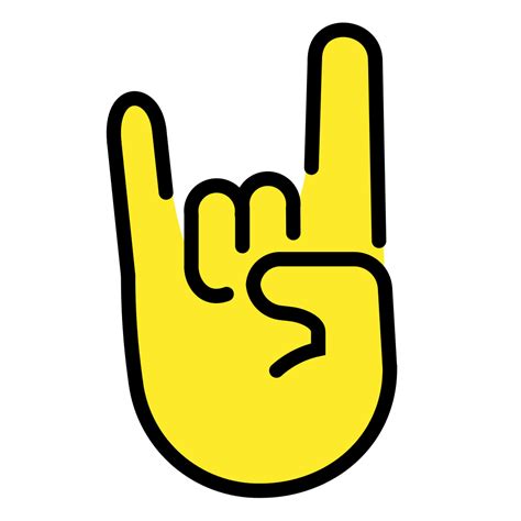 🤘 Sign Of The Horns Emoji, Rock-On Emoji