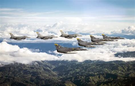 Wallpaper UNITED STATES AIR FORCE, General Dynamics F-16 Fighting ...