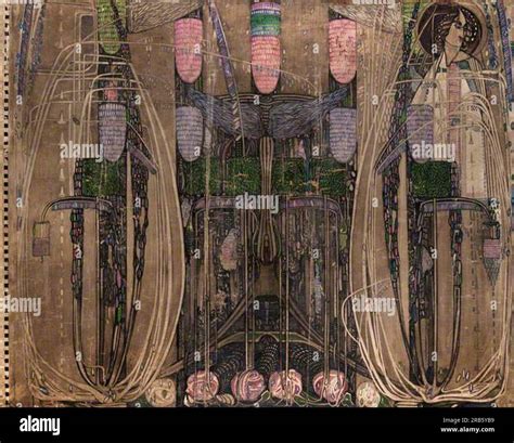 Wall Panel for the Dug-Out (Willow Tea Rooms, Glasgow) - left 1917 by ...