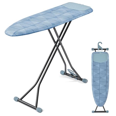 KK KINGRACK Ironing Board, Iron Board Full Size with Hanger & Rotating ...