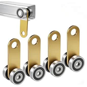 BIAXJUNY 2 Wheel Trolley Assembly Roller,Unistrut Trolley Roller Two ...