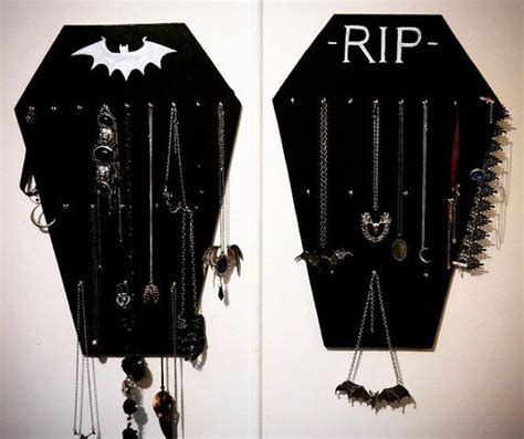 goth makeup holder