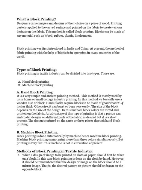 Block Printing Sample 的图像结果