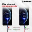Nu Republic USB Type C Cable 1 m Blaze Supersonic 65W Type-C to Type-C ...