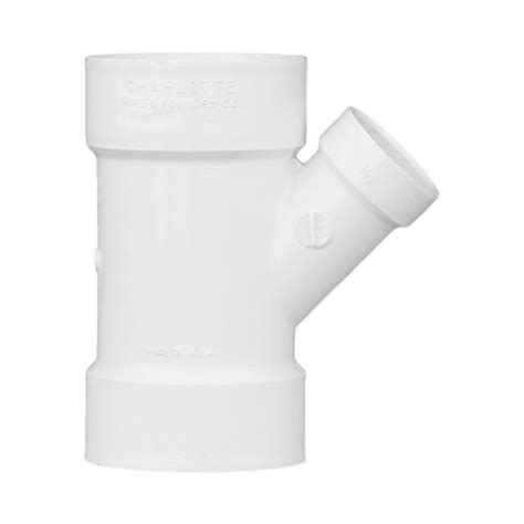 Charlotte Pipe 3-in x 3-in x 1-1/2-in PVC DWV Reducing Wye PVC 00601 ...