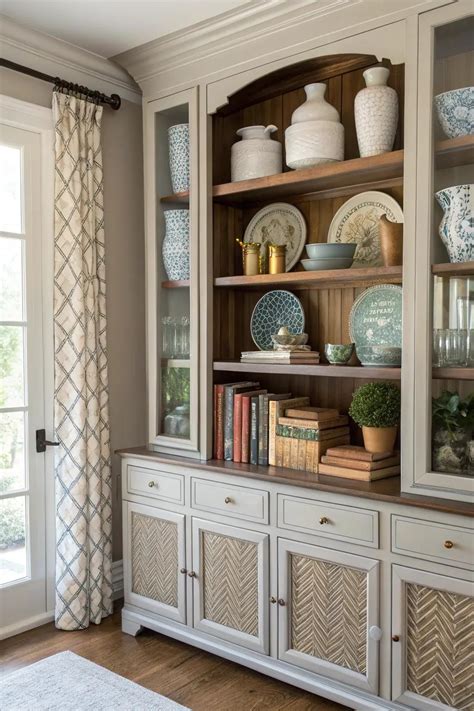 21+ Creative Dining Room Hutch Display Ideas