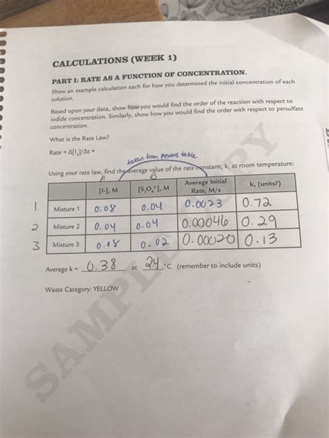 Image result for Reaction Kinetics Experiments