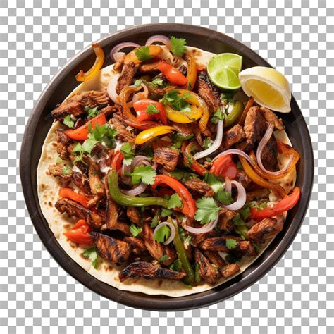 Premium PSD | Fajitas on transparent background