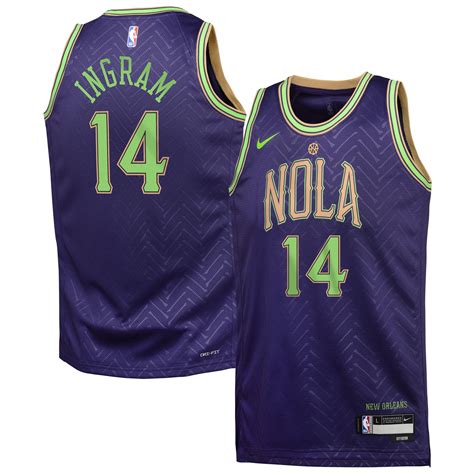 Youth Nike Brandon Ingram Purple New Orleans Pelicans 2024/25 Swingman ...