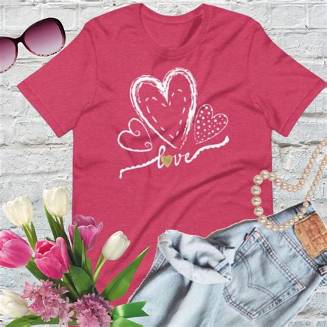 Valentines Day Shirt, Heart Shirt, Valentines Day Shirts for Women ...