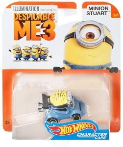 HOT WHEELS MINION STUART: DESPICABLE ME CAR - MINION STUART: DESPICABLE ...