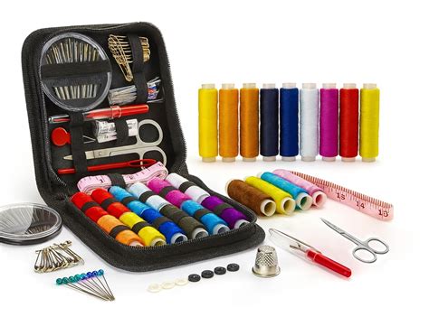 PANCA 76 Sewing Kit, Portable Sewing kit Box Sewing Supplies ...