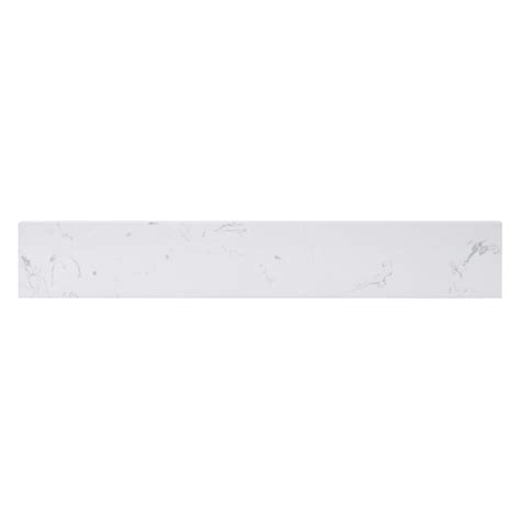Avanity 4-in H x 21.1-in L Cala White Engineered stone Bathroom Side ...
