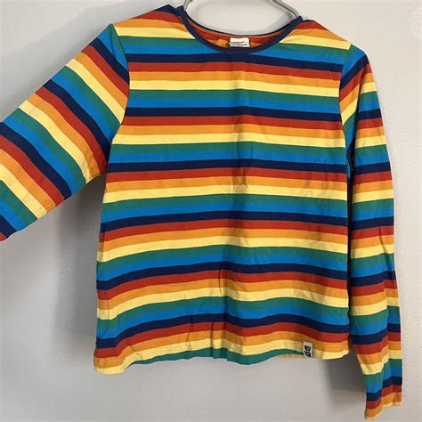 lucy and yak rainbow long sleeve !!! only worn a few... - Depop