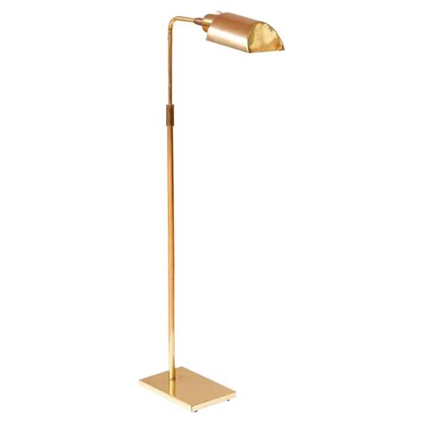 Vintage Pair of Koch and Lowy OMI Brass Adjustable Floor / Task Lamps ...