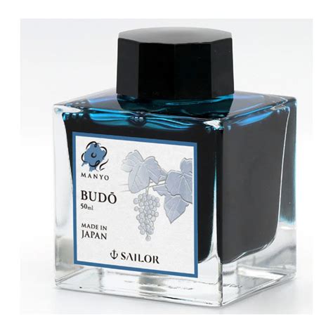Buy Sailor Manyo Blue Budo Ink | Sailor Inks Online | Makoba