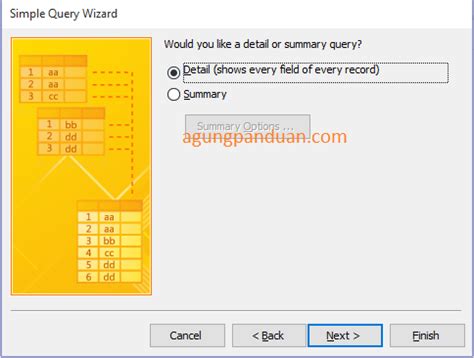 Image result for Query Wizard Reset Access