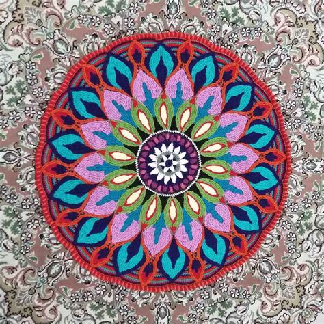 Macrame Round Rugs Patterns 的图像结果