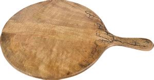 StyleMyWay Mango Wood Chopping Board with Laser Crackle Design – 12" X ...