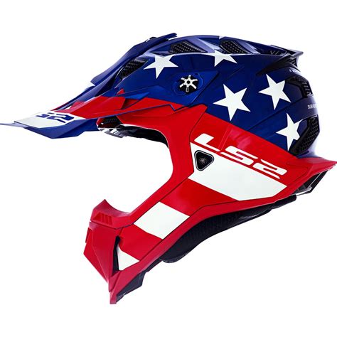 LS2 MX700 SUBVERTER Evo Krome Gloss Glory US Flag Helmet– Moto Central
