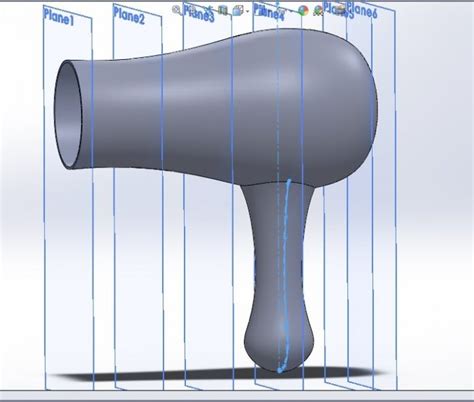 SolidWorks Loft Using Multi Plane 的图像结果