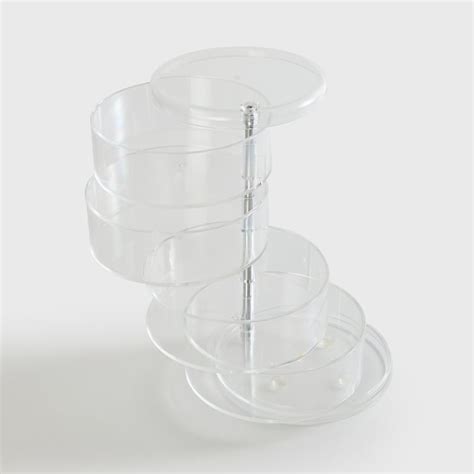 Buy Orion Ducale Transparent 4-Tier Jewellery Organizer - 11.3x11.3x18 ...