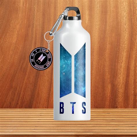 NH10 DESIGNS BTS Music Band Aluminium LID Sipper Water Bottle 750ml ...