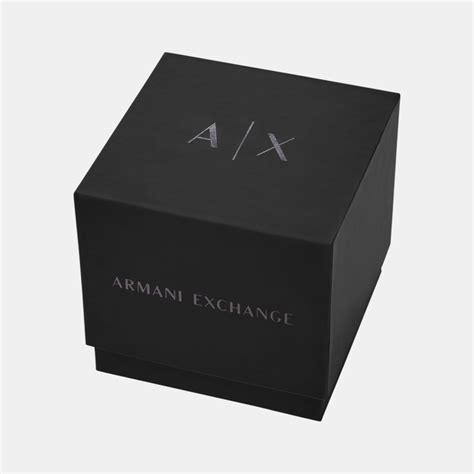 Armani Exchange Men Black Stainless Steel Watch AX2463 – Just In Time