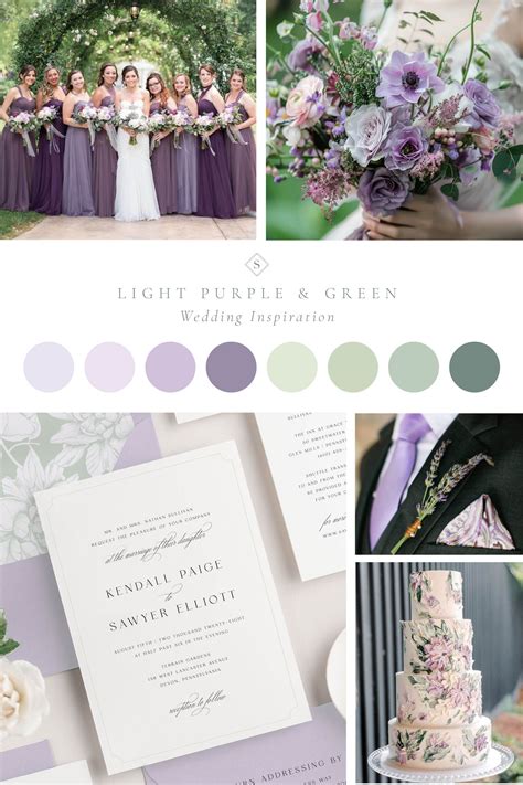 Purple And Green Wedding Design A865316 Purple Series Greenery Hang