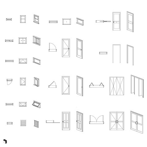 Image result for AutoCAD Window Blocks